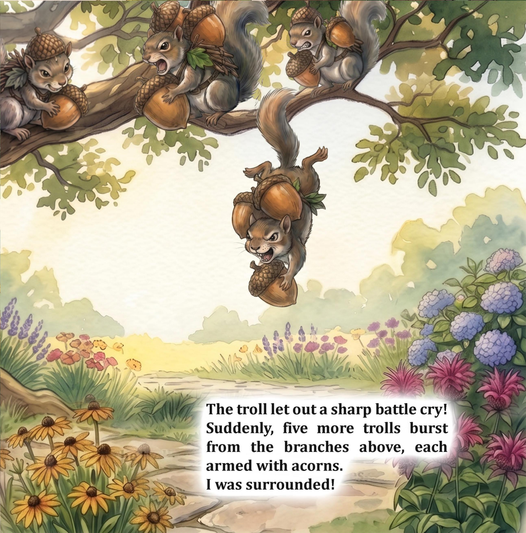 Sir Oliver and the Garden Troll Ambush